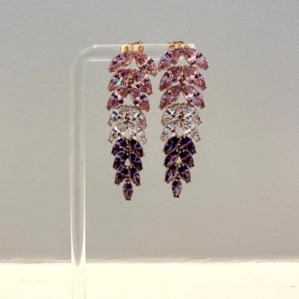 Party Waterfall Earring - Gold Plated
